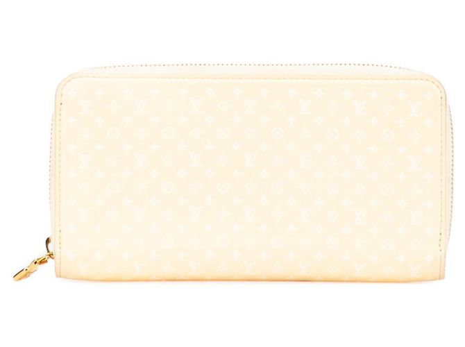 Louis Vuitton Nanogram Zippy Wallet Yellow