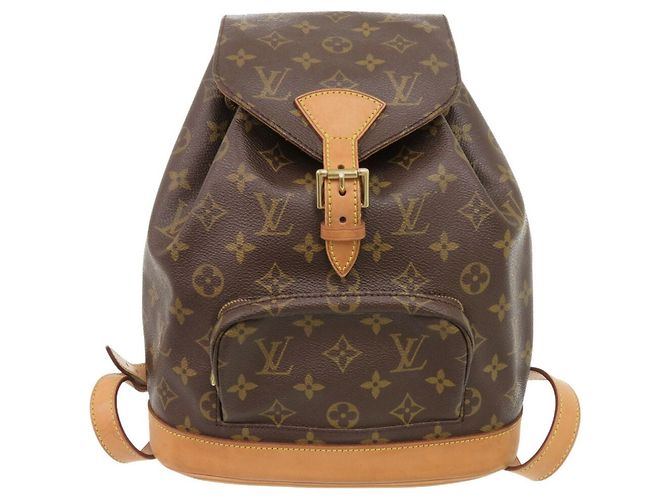 Louis Vuitton Montsouris MM Backpack Brown Monogram