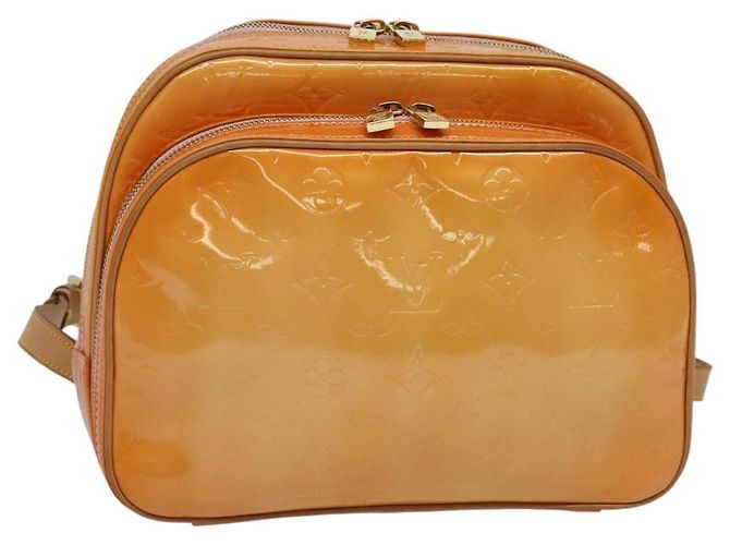 LOUIS VUITTON Vernis Marley Backpack Marshmallow Pink M91039 LV Auth 142157