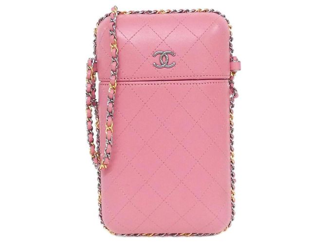 Capa de telefone Chanel 94471 Rosa