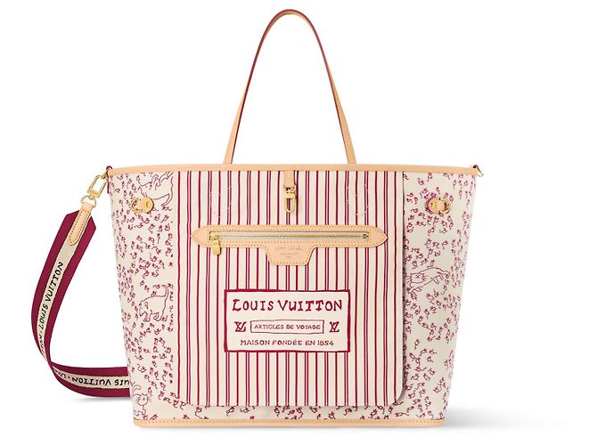 Louis Vuitton LV Neverfull Inside Out GM Catogram Beige