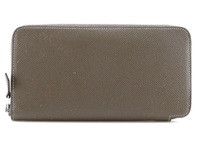 Hermès Portafoglio con zip Azap Hermes Epsom Long Beige