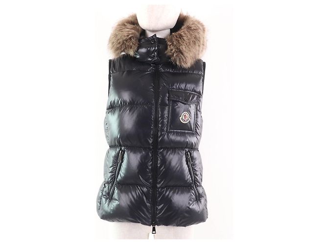 Moncler BALABIO Nylon Down Vest Black