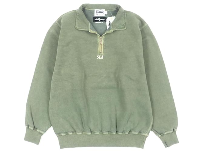 Autre Marque WIND AND SEA The Rolling Stones Cotton Pullover Green  ref.2520041