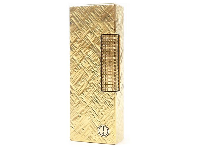 Alfred Dunhill Dunhill Crosscut Lighter Golden