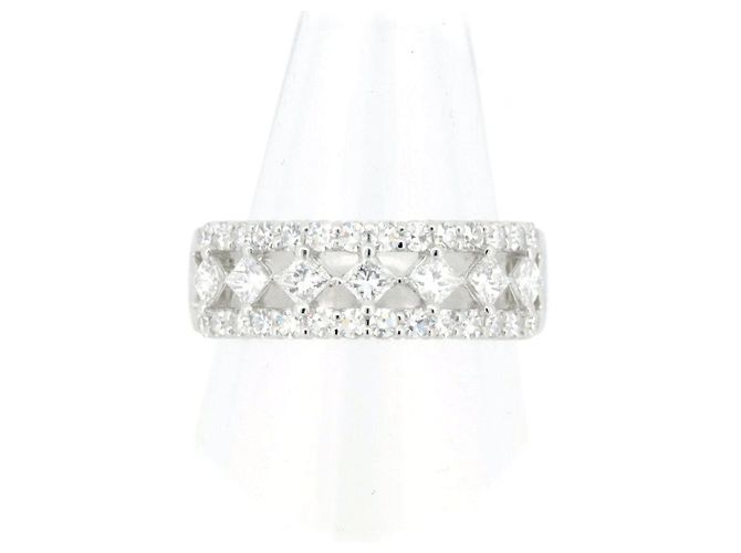 Autre Marque Anello in diamante SWA Pt950 Argento
