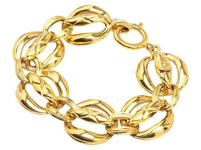 Timeless Bracciale Matelassé Chanel D'oro