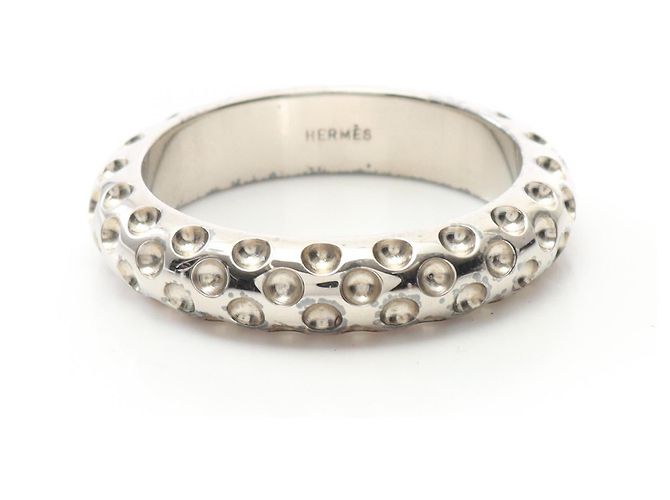 Hermès Dot Schalring Zubehör Silber