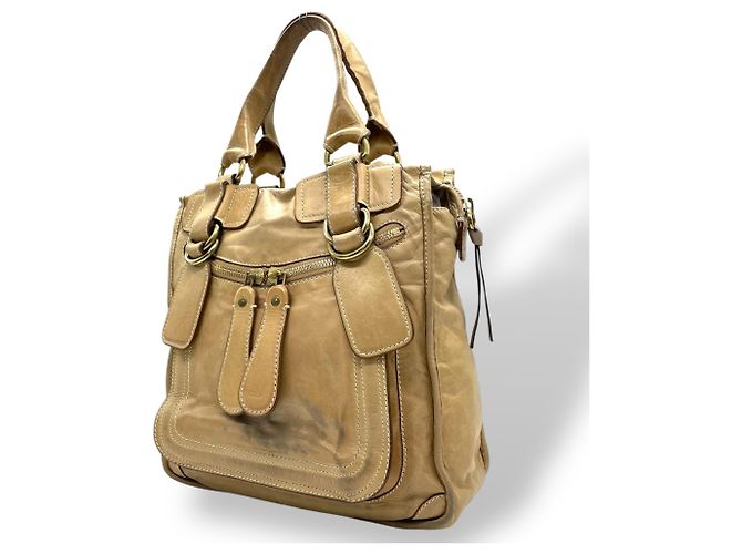 Bolsa Tote de Couro Chloé Bay