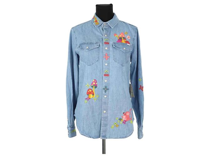 Mother Camicia in cotone blu