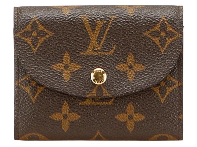 Louis Vuitton Monogram Tri-fold Wallet in Brown Leather