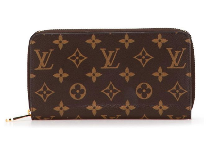 Portafoglio Zippy Monogram Louis Vuitton Marrone