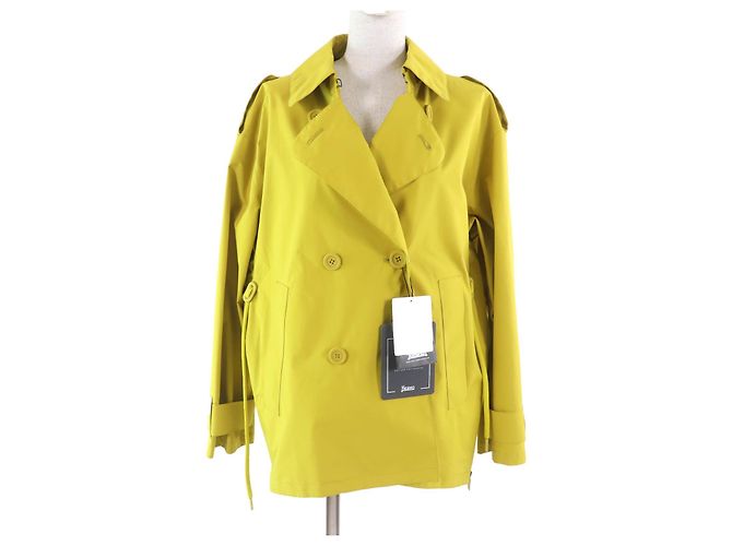 Autre Marque Herno GORE-TEX Nylonjacke Gelb