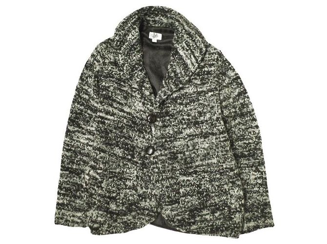 Autre Marque FWK by ENGINEERED GARMENTS Shawl Collar Knit Jacket Wool Blend Outerwear Grey