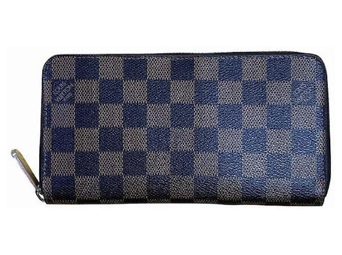 Louis Vuitton Zippy Wallet Damier Wallet Brown Cloth  ref.2521847