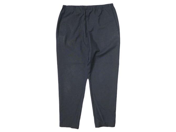 Acne Studios ARI WO MH Tropical Wool Pants Blue Navy blue
