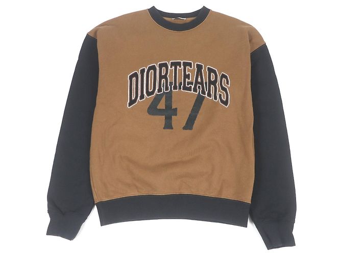 Moletom de algodão Dior×Denim Tears Marrom