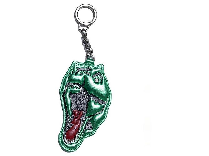 Chaveiro Dino em verde da Saint Laurent