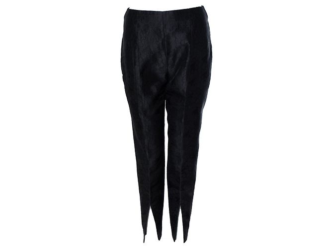 Alexander McQueen, cropped Hose Schwarz
