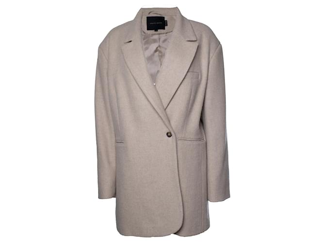 Autre Marque Birgitte Herskind, Beige wool coat  ref.2519045