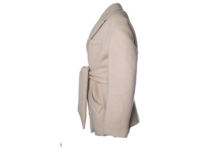 Autre Marque Rohe, ärmelloser Blazer in Beige