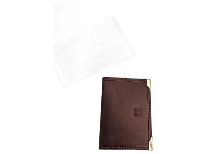 Wallet, GIVENCHY card wallet Dark red