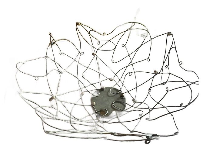 Autre Marque Fruit bowl from the August 18 group Silvery