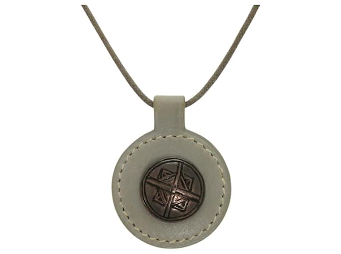 Hermès Touareg Leder grüner Choker 