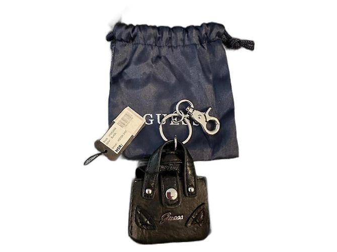 Guess Vintage Taschenanhänger oder Schlüsselanhänger Schwarz