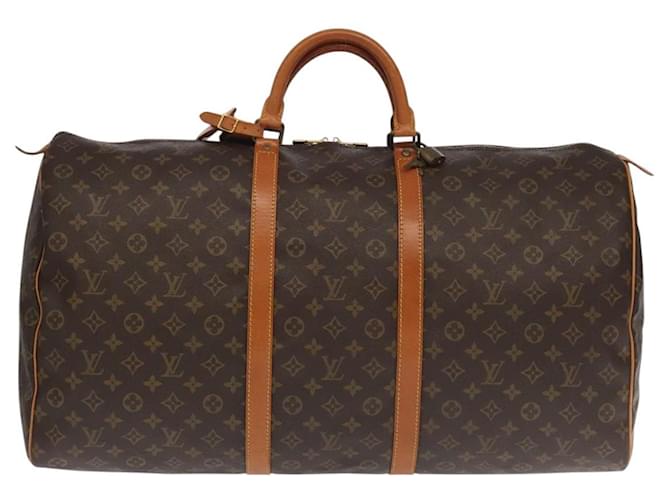 Louis Vuitton Keepall Bag Monogram Canvas 60 Brown Cloth  ref.2522967