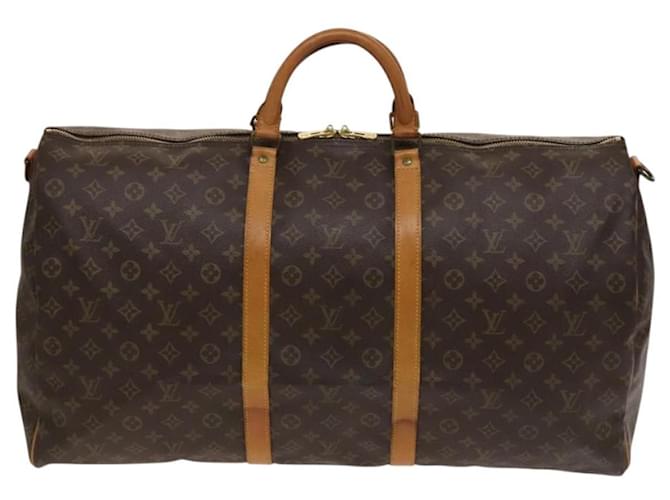 Louis Vuitton Keepall Bandouliere Bag Monogram Canvas 60 Brown Cloth  ref.2522982
