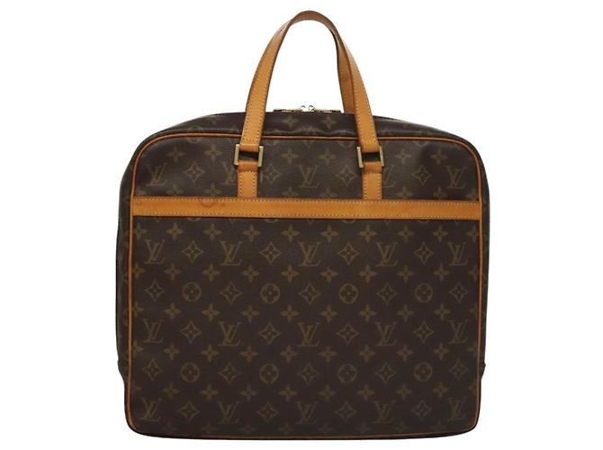 Borsa Porta Documenti Pegase Louis Vuitton in Tela Monogram Marrone