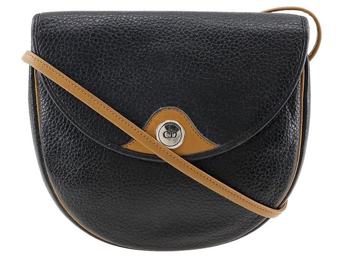 Borsa a spalla Christian Dior in pelle Nero