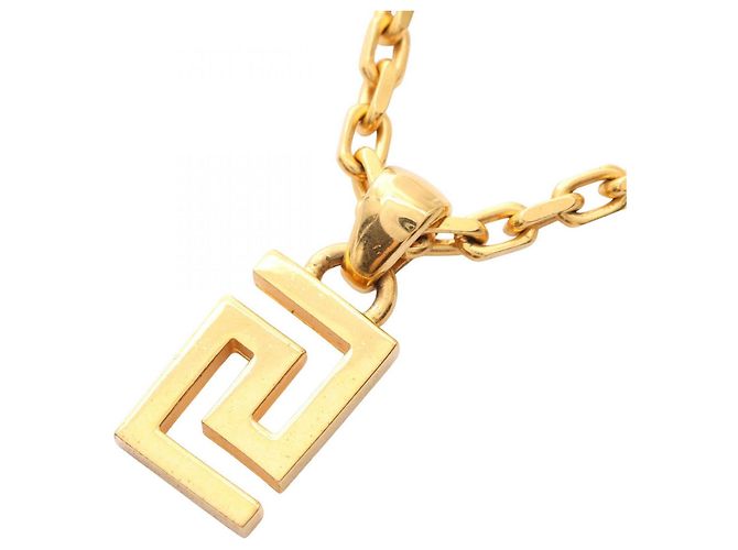 Versace Greca Gold Plated Necklace