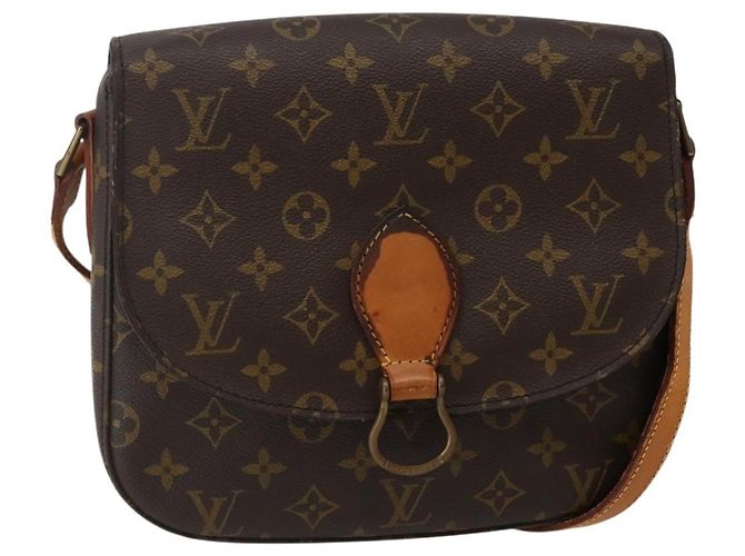 LOUIS VUITTON Bolsa de Ombro Monogram Saint Cloud GM M51242 LV Auth 142717 Monograma