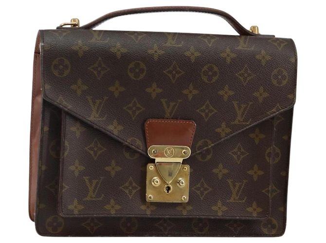 LOUIS VUITTON Monogram Monceau 28 Hand Bag M51185 LV Auth bs29406 Monogramme