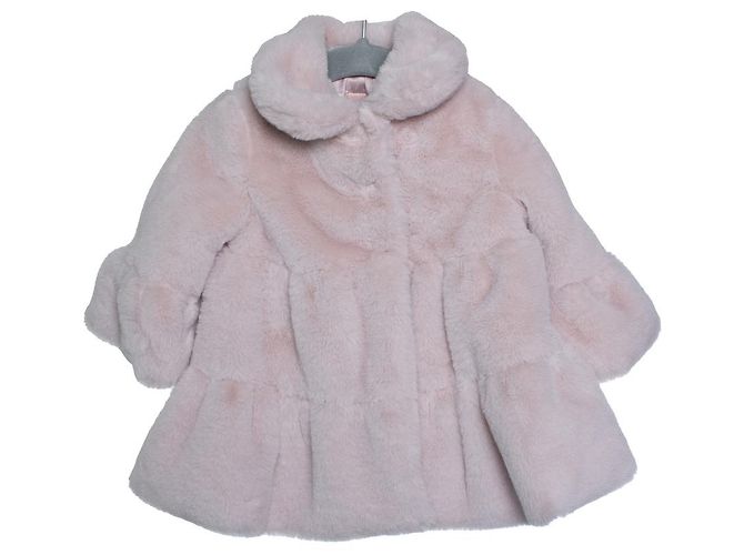 Monnalisa kids, bow detail jacket in pink