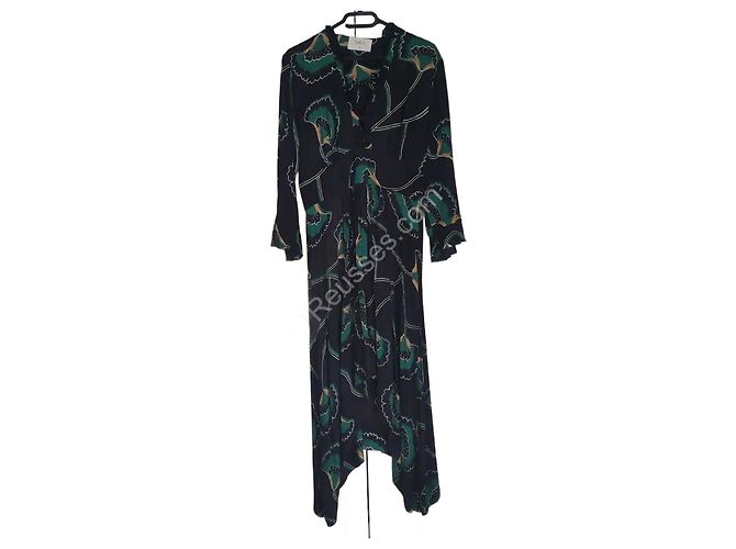 Vestido Longo Ba&sh - Assimétrico - Muito Bom Estado