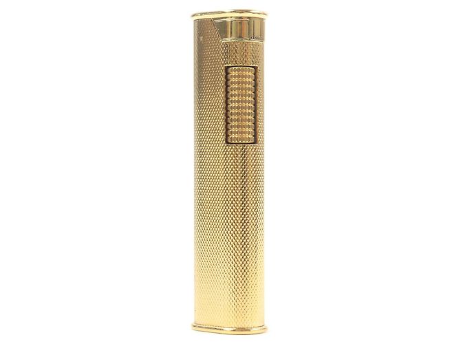 Alfred Dunhill Dunhill Slim All-over Pattern Oval Roller Lighter Golden