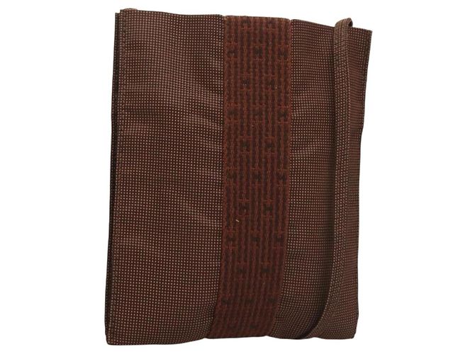 Hermès Hermes Herline Canvas Marrom