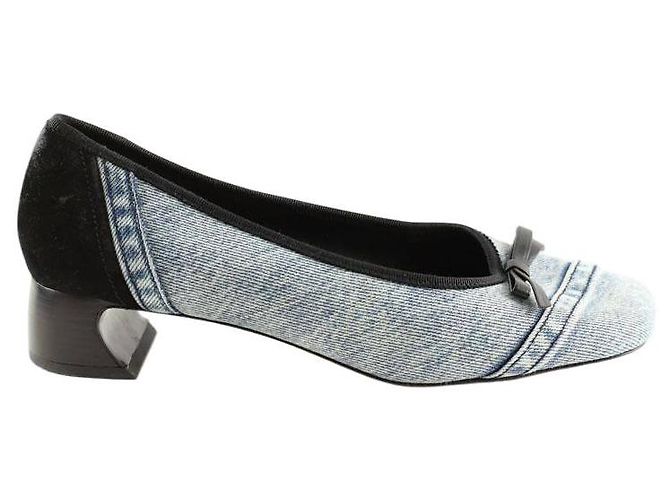 3.1 Phillip Lim Blaue Ballerinas