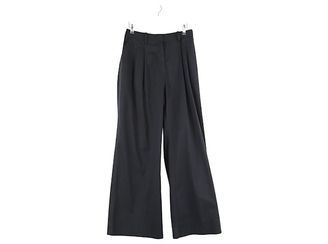 Autre Marque Black wide cotton pants  ref.2525988