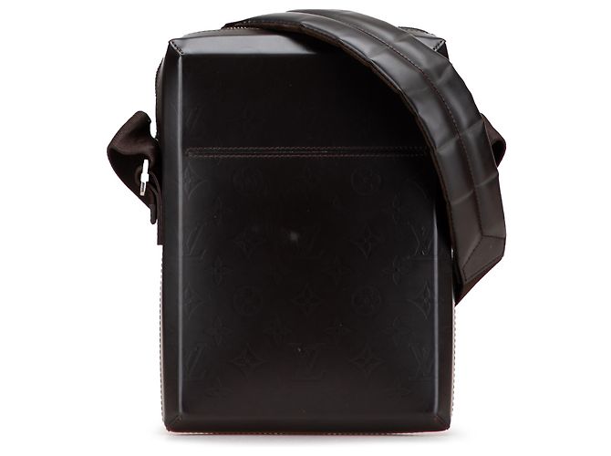 Louis Vuitton Bobby Glace Monogram Marron Marron foncé