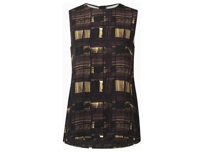 Ensemble Prada, modèle Grid FW2010 par Miuccia Prada Noir Doré