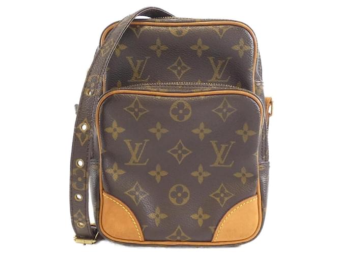 Louis Vuitton Monogram Shoulder Bag Brown Cloth  ref.2527327