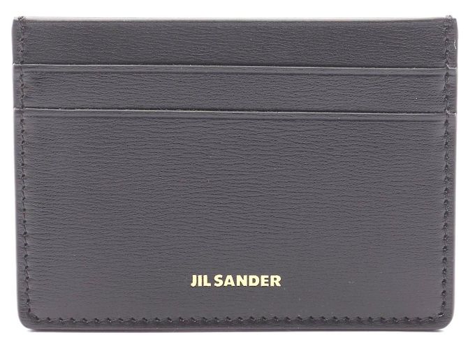 Jil Sander Leather Card Case Black
