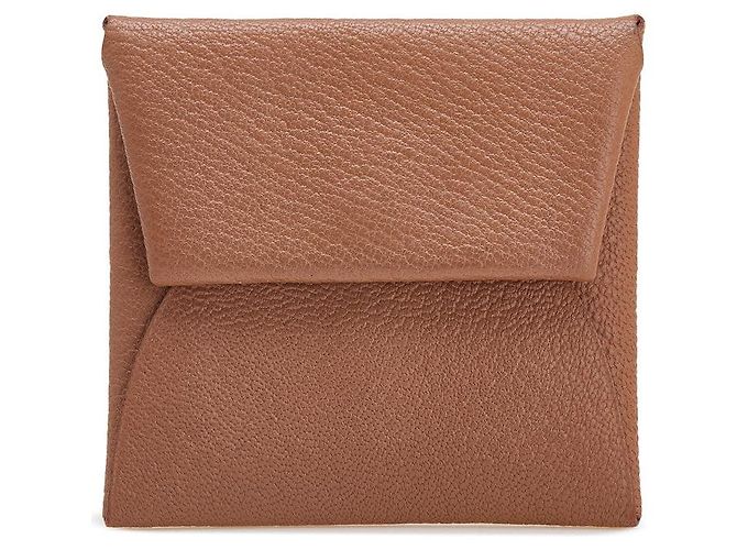 Hermès Hermes Bastia Chevre Coin Case Brown