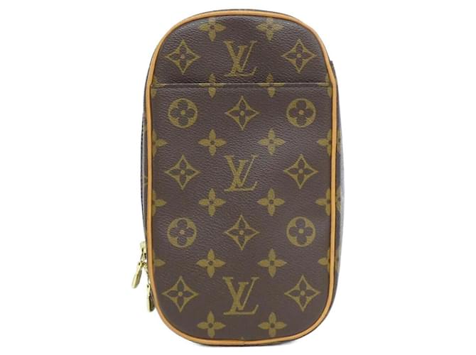 Louis Vuitton Monogram Shoulder Bag Brown Cloth  ref.2528080