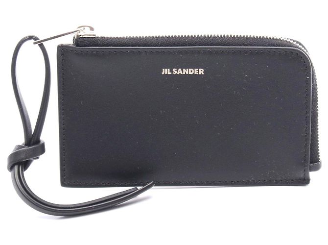 Jil Sander Leather Card Case Black