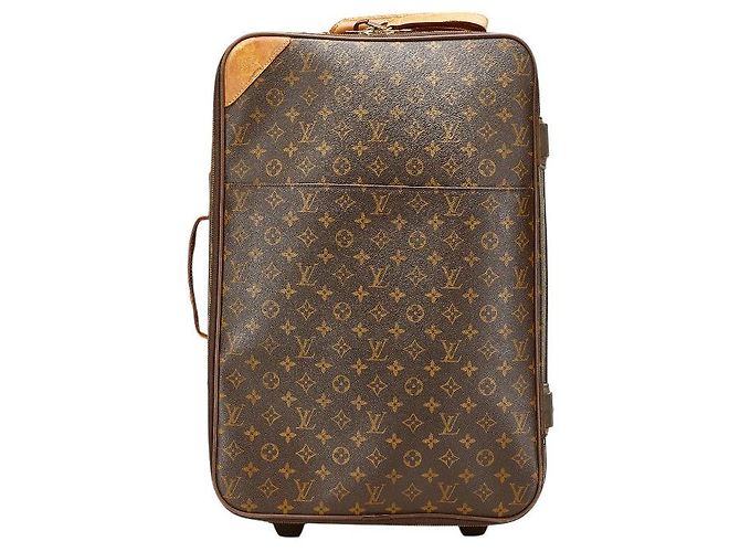 Valigia Monogram Pegase 55 di Louis Vuitton Marrone